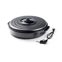 Poêle électrique avec couvercle