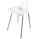 Chaise bébé avec tablette