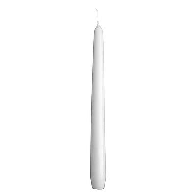 Bougies Spaas Horeca Blanc H 25cm Ø 2.3cm