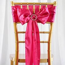 noeud-de-chaise satin fuchsia 10m x 20cm